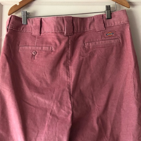 Dickies Womens pink Corduroy Pants Size 14 wide leg - Picture 9 of 15